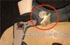 Gold hidden in passengers footwear seized at Mangalore airport